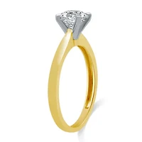 1 CT. Lab-Grown (G / SI2) Diamond Round Solitaire Engagement Ring 10K Gold