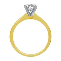 1 CT. Lab-Grown (G / SI2) Diamond Round Solitaire Engagement Ring 10K Gold