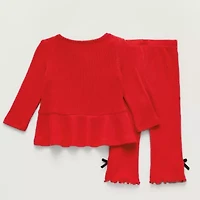 Okie Dokie Baby Girls 2-pc. Pant Set