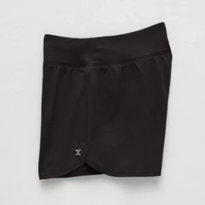 Xersion Little & Big Kid Girls Stretch Fabric Mid Rise Pull-On Short