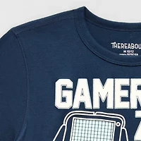 Thereabouts Little & Big Kid Boys Bodysuit Closure Easy-on + Easy-off Adaptive Crew Neck Short Sleeve