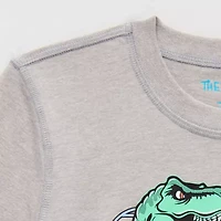 Thereabouts Little & Big Kid Boys Easy-on + Easy-off Sensory Friendly Crew Neck Short Sleeve Adaptive Regular Fit Graphic T-Shirt