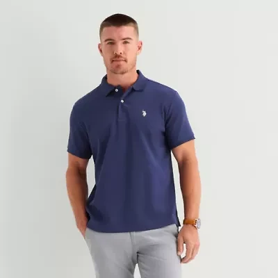 U.S. Polo Assn. Interlock Pique Mens Classic Fit Short Sleeve Shirt