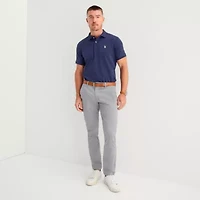 U.S. Polo Assn. Interlock Pique Mens Classic Fit Short Sleeve Shirt