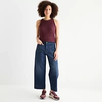 a.n.a Womens Highest Rise Cropped Jean