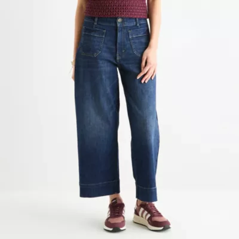a.n.a Womens Highest Rise Cropped Jean