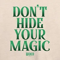 Wicked Magic Womens Round Neck Long Sleeve Regular Fit Graphic T-Shirt