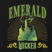Wicked Emerald City Womens Crew Neck Short Sleeve Regular Fit Graphic T-Shirt