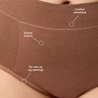 Playtex® Cotton Stretch  3-Pack Moisture Wicking Tummy Control Brief Underwear USCSBF