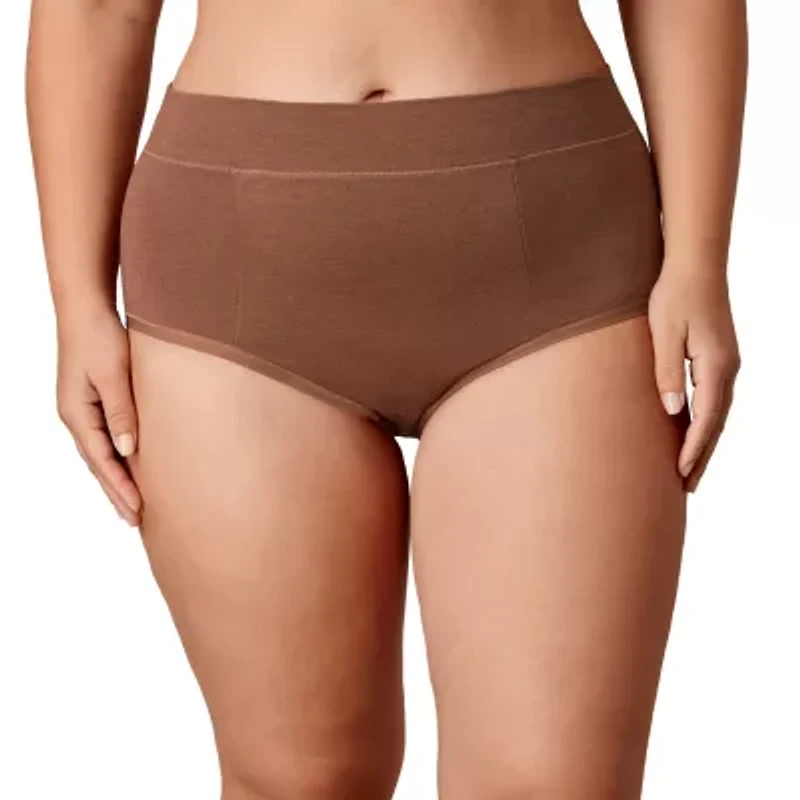 Playtex® Cotton Stretch  3-Pack Moisture Wicking Tummy Control Brief Underwear USCSBF