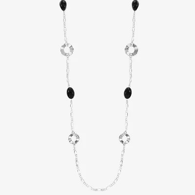 Mixit Silver Tone Womens 36 Inch Strand Necklace