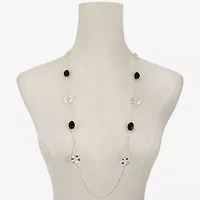 Mixit Silver Tone Womens 36 Inch Strand Necklace