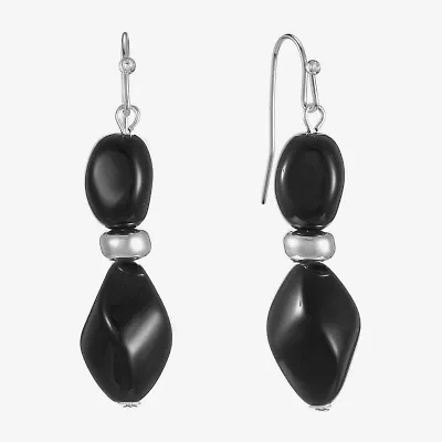 Mixit Silver Tone Womens Drop Earrings