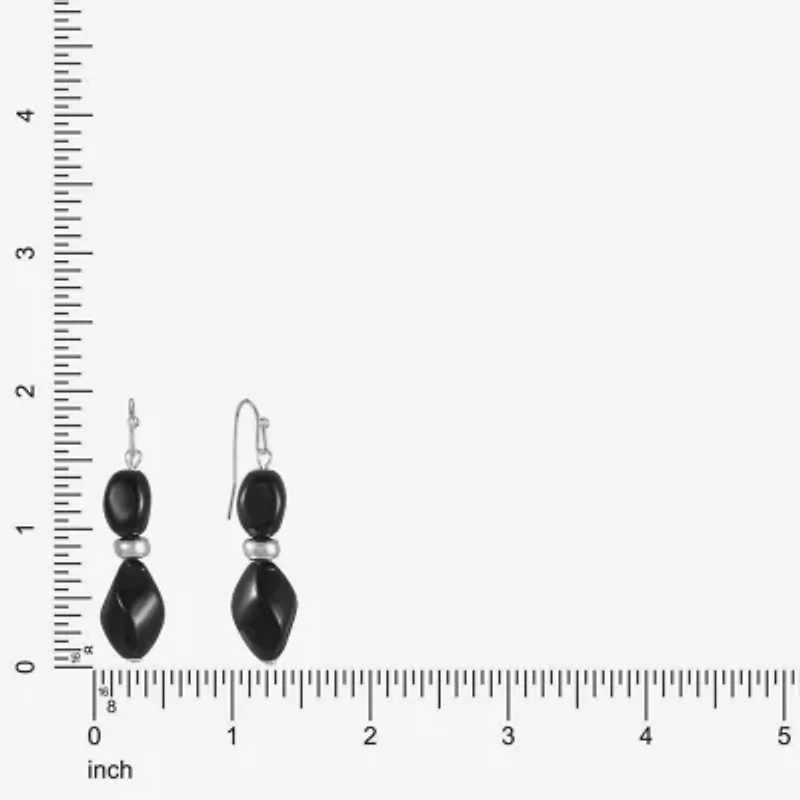 Mixit Silver Tone Womens Drop Earrings