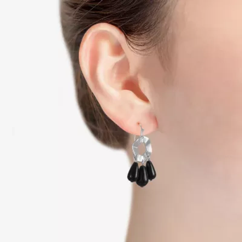Mixit Silver Tone Womens Drop Earrings