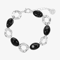 Mixit Silver Tone Womens Strand Bracelet