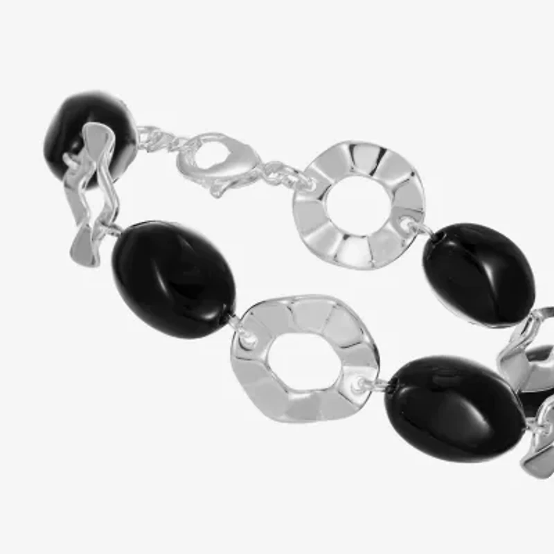 Mixit Silver Tone Womens Strand Bracelet