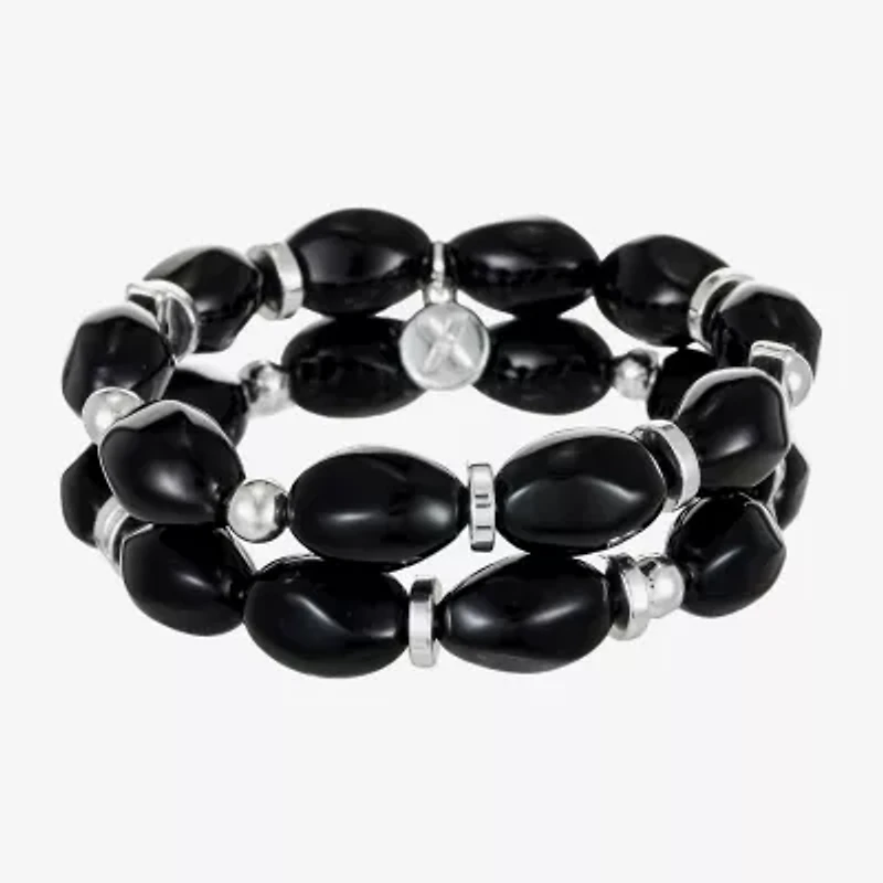 Mixit Silver Tone Womens 2-pc. Bracelet Set