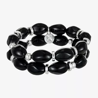 Mixit Silver Tone Womens 2-pc. Bracelet Set