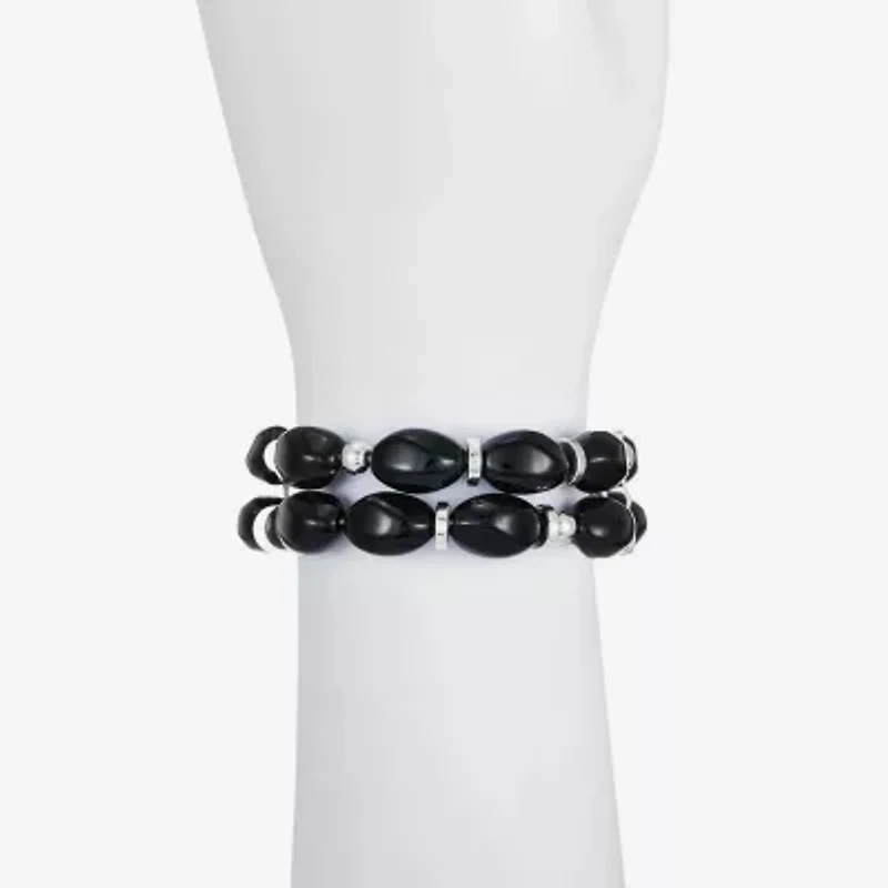 Mixit Silver Tone Womens 2-pc. Bracelet Set