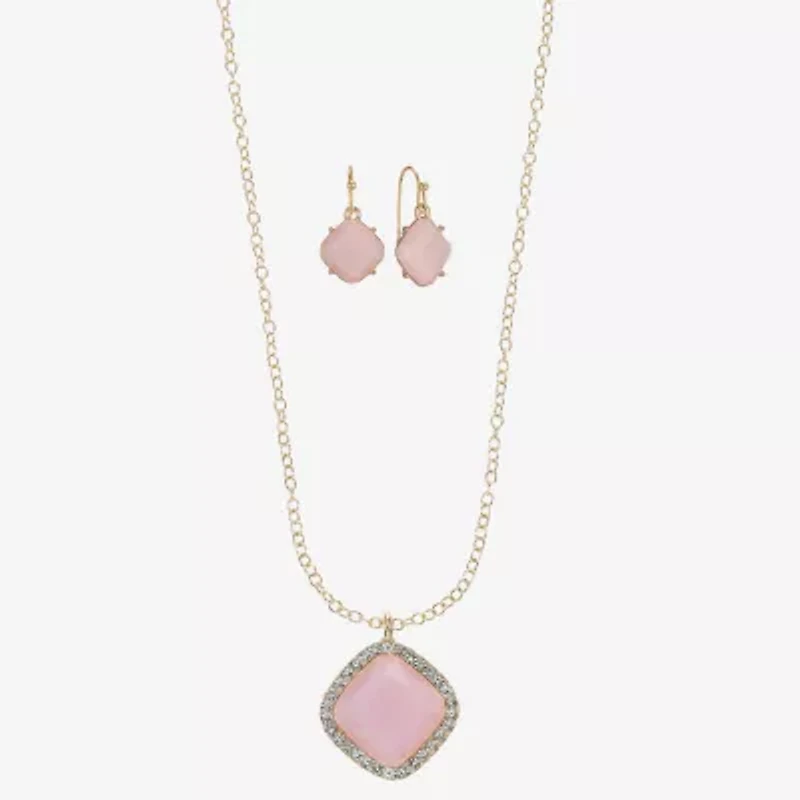 Liz Claiborne Womens Glass 2-pc. Jewelry Set