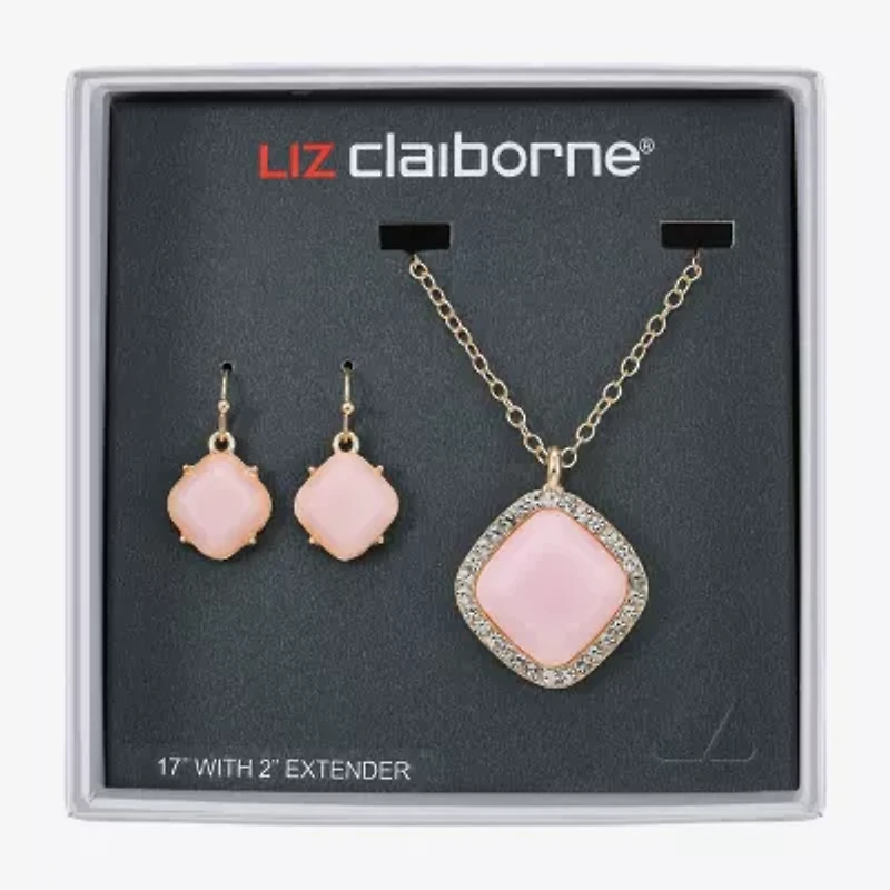 Liz Claiborne Womens Glass 2-pc. Jewelry Set