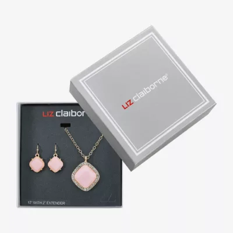 Liz Claiborne Womens Glass 2-pc. Jewelry Set