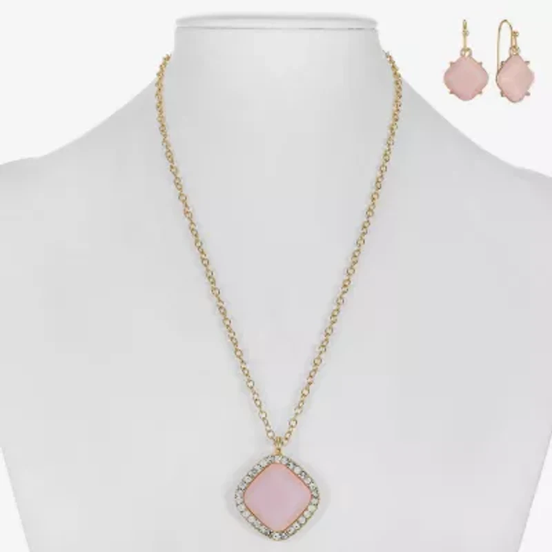 Liz Claiborne Womens Glass 2-pc. Jewelry Set