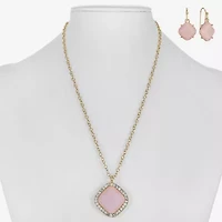 Liz Claiborne Womens Glass 2-pc. Jewelry Set