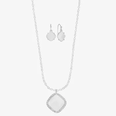 Liz Claiborne Womens Glass 2-pc. Jewelry Set