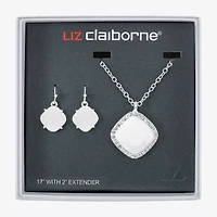 Liz Claiborne Womens Glass 2-pc. Jewelry Set