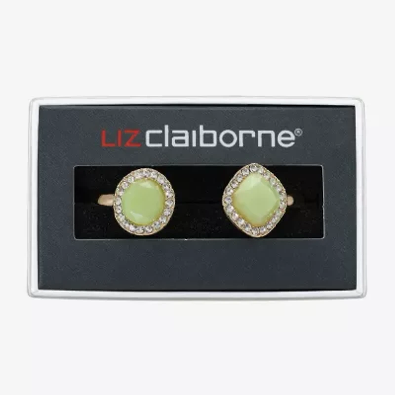 Liz Claiborne Womens Glass Bangle Bracelet