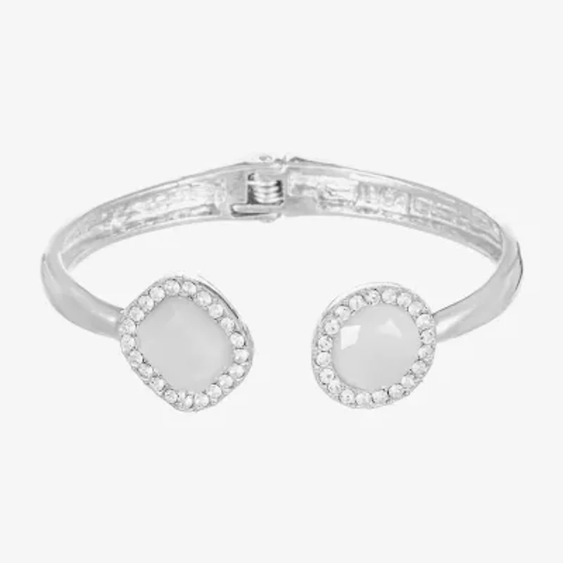 Liz Claiborne Womens Glass Bangle Bracelet