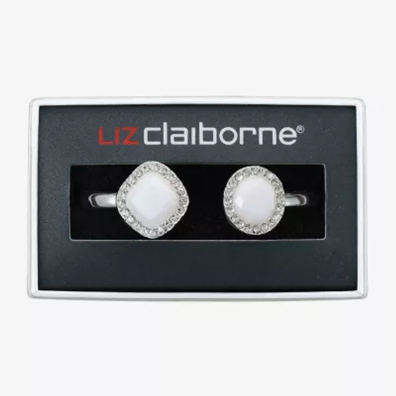 Liz Claiborne Womens Glass Bangle Bracelet