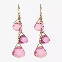 Liz Claiborne Womens Drop Earrings