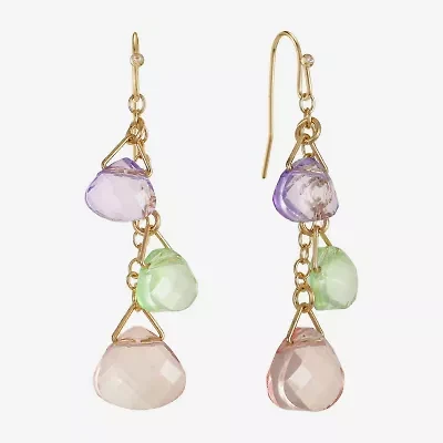 Liz Claiborne Womens Drop Earrings