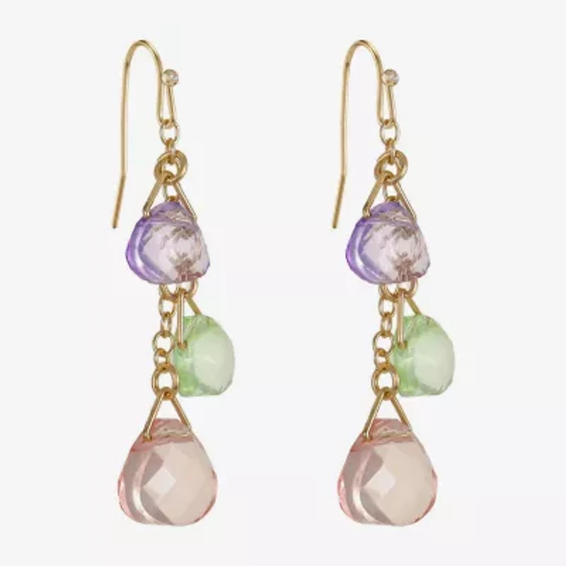 Liz Claiborne Womens Drop Earrings