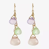 Liz Claiborne Womens Drop Earrings