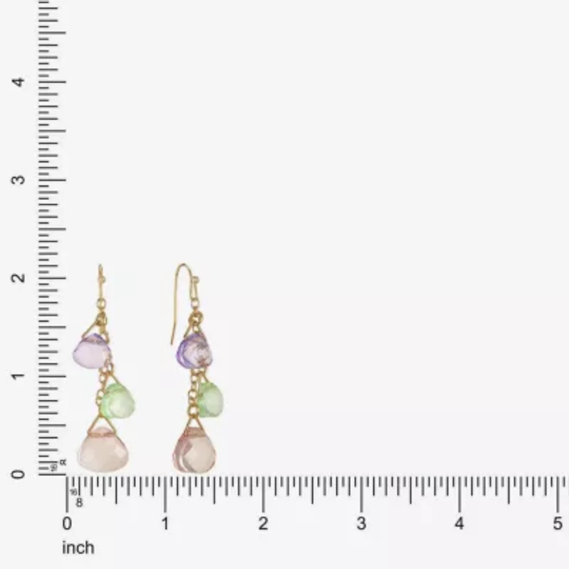 Liz Claiborne Womens Drop Earrings