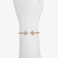 Monet Jewelry Womens Orange Clover Bangle Bracelet