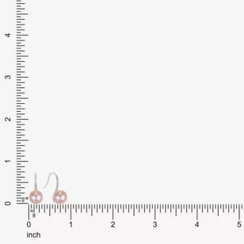 Monet Jewelry Timeless Womens Simulated Pearl Round Hypoallergenic Drop Earrings