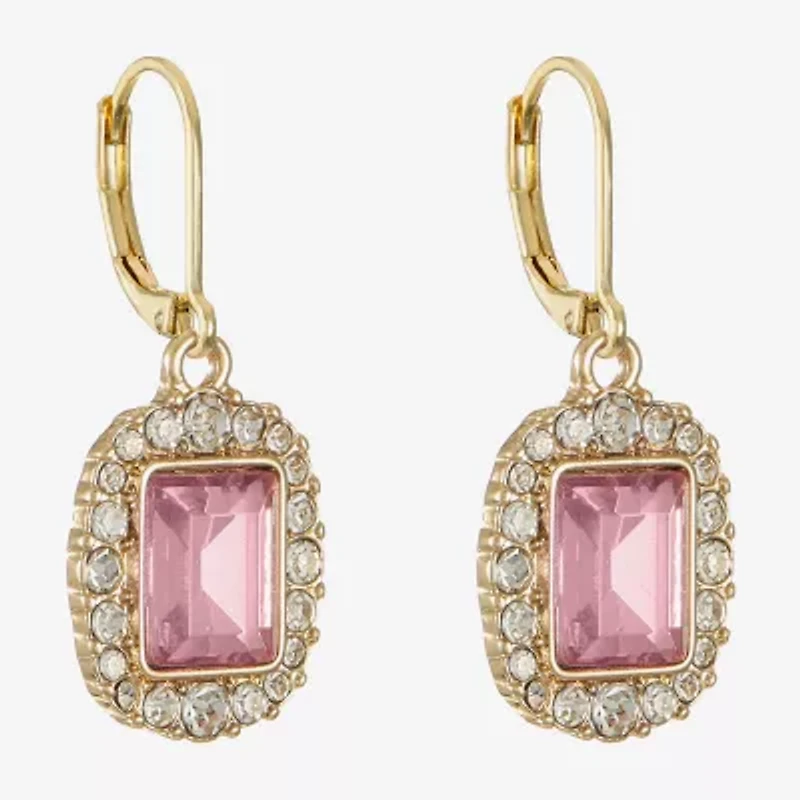 Monet Jewelry Womens Glass Drop Earrings