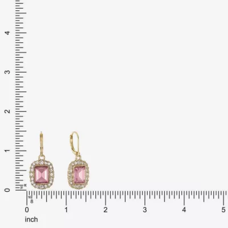 Monet Jewelry Womens Glass Drop Earrings