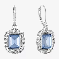 Monet Jewelry Womens Glass Drop Earrings