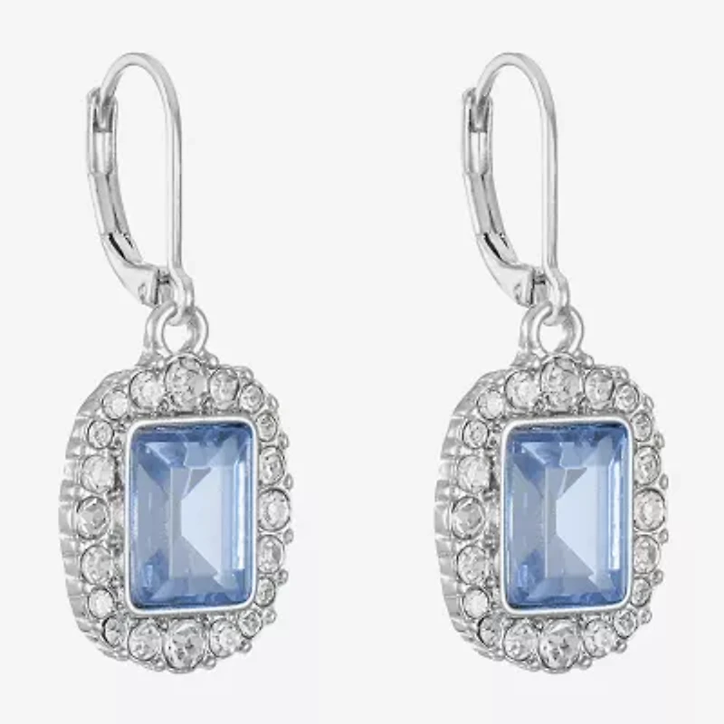 Monet Jewelry Womens Glass Drop Earrings