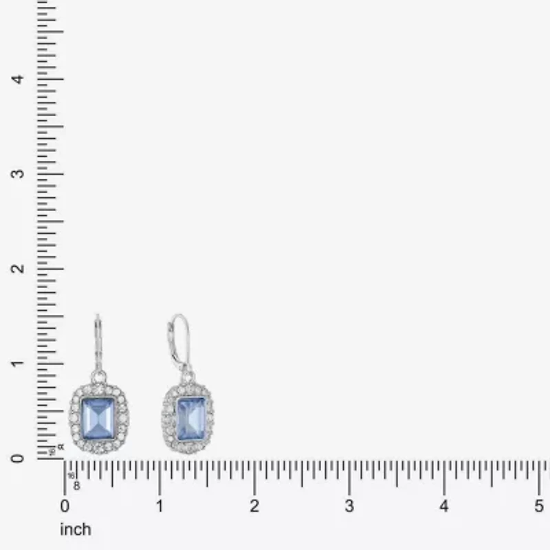 Monet Jewelry Womens Glass Drop Earrings