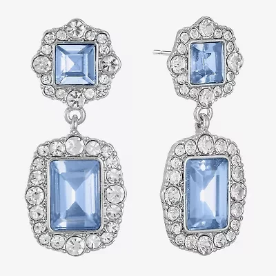 Monet Jewelry Womens Glass Hypoallergenic Drop Earrings