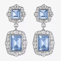 Monet Jewelry Womens Glass Hypoallergenic Drop Earrings