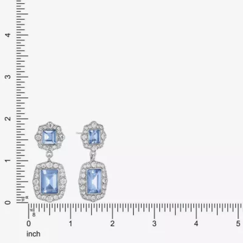 Monet Jewelry Womens Glass Hypoallergenic Drop Earrings