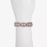 Monet Jewelry Womens Glass Stretch Bracelet